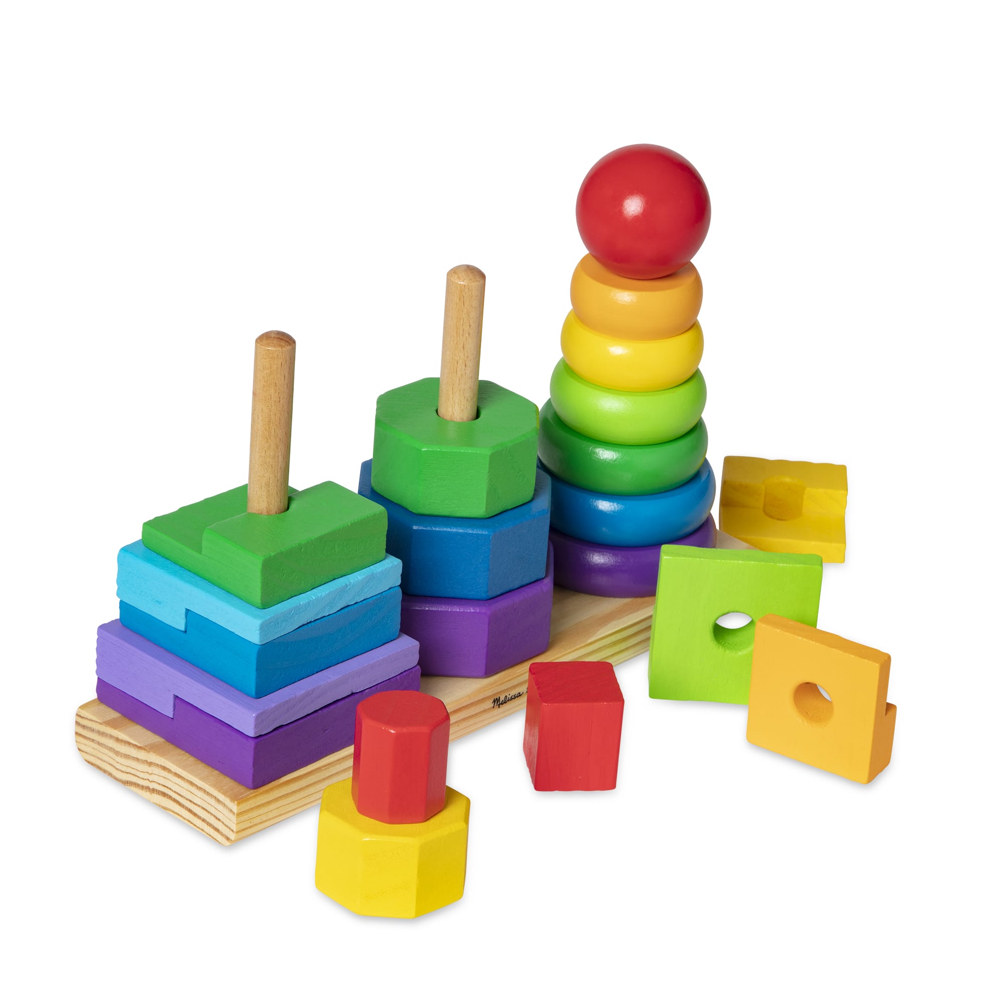 Geometric Stacker Toddler Toy