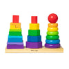 Melissa & Doug Geometric Stacker Toddler Toy