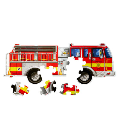 Melissa & Doug Giant Fire Engine Floor Puzzle - 24 Pieces