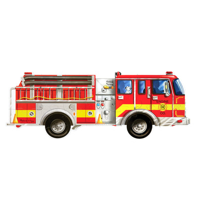 Melissa & Doug Giant Fire Engine Floor Puzzle - 24 Pieces