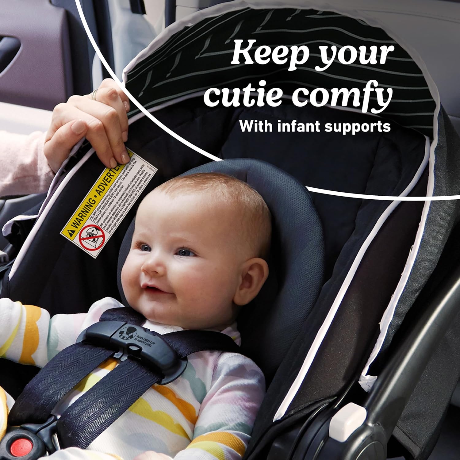 Graco SnugRide Lite LX Infant Car Seat in Studio