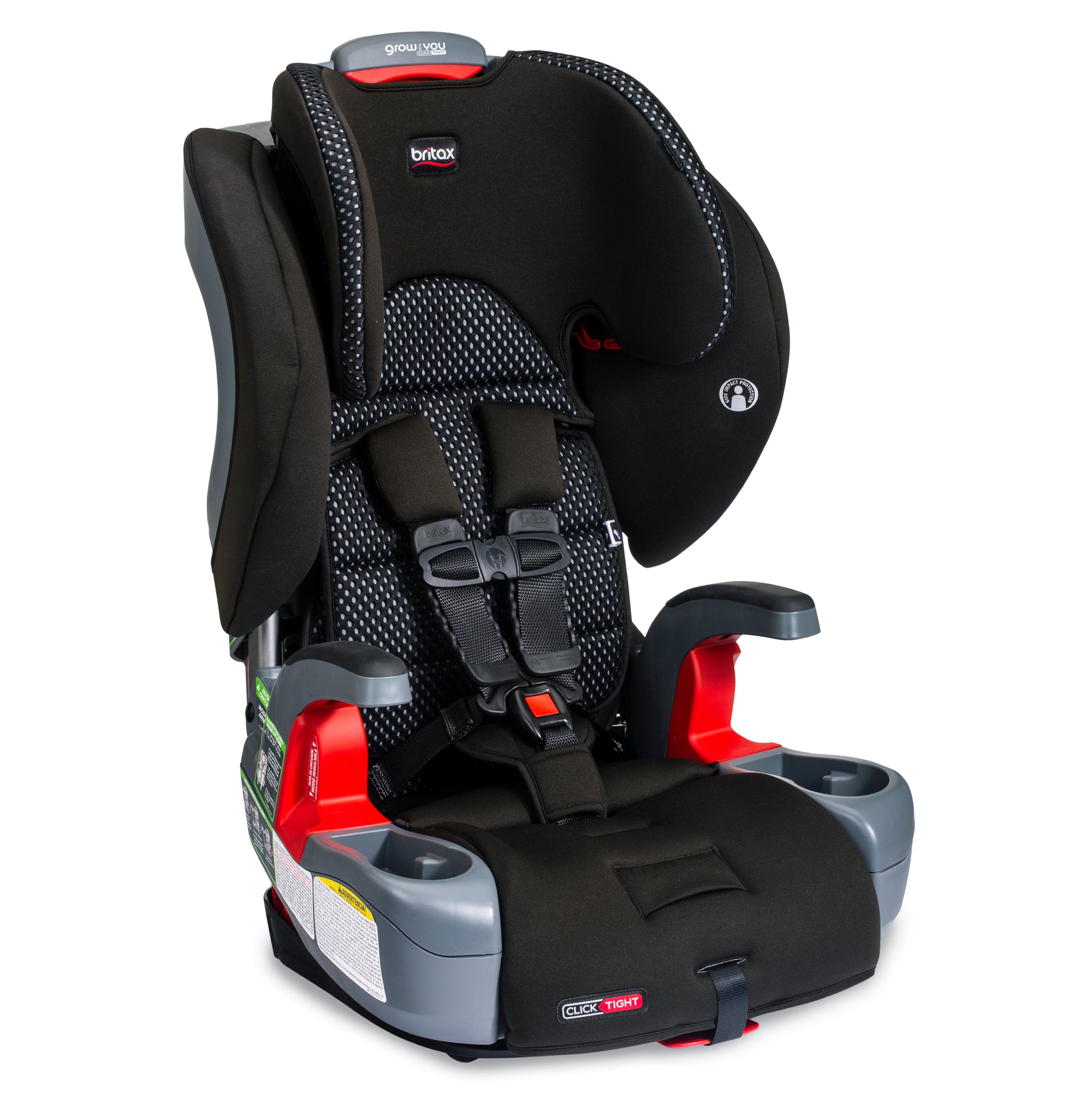 britax vs graco Britax Grow With You ClickTight Harness-2-Booster Car Seat