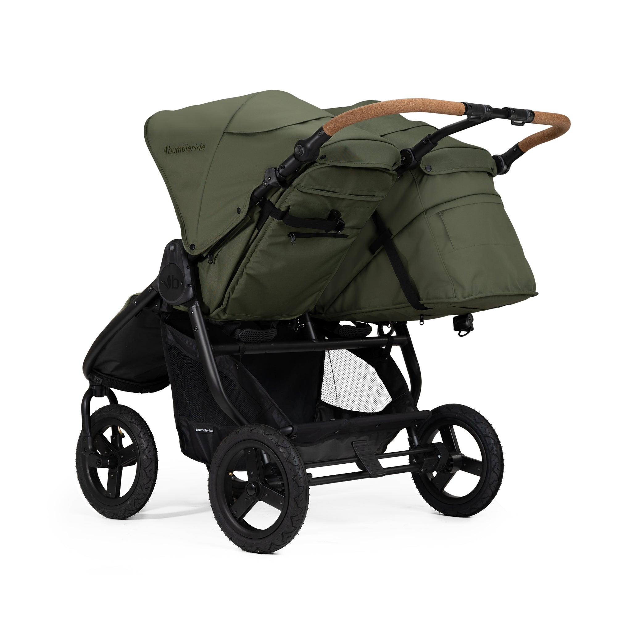 Bumbleride Indie Twin Double Stroller 2026 in Olive