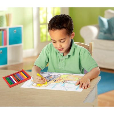 Melissa & Doug Jumbo 50-Page Kids' Coloring Pad - Space, Sharks, Sports, and More