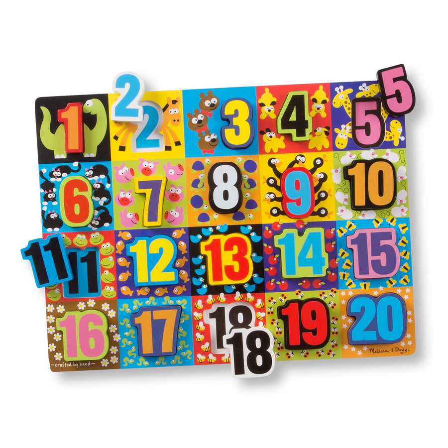 Melissa & Doug Jumbo Numbers Chunky Puzzle
