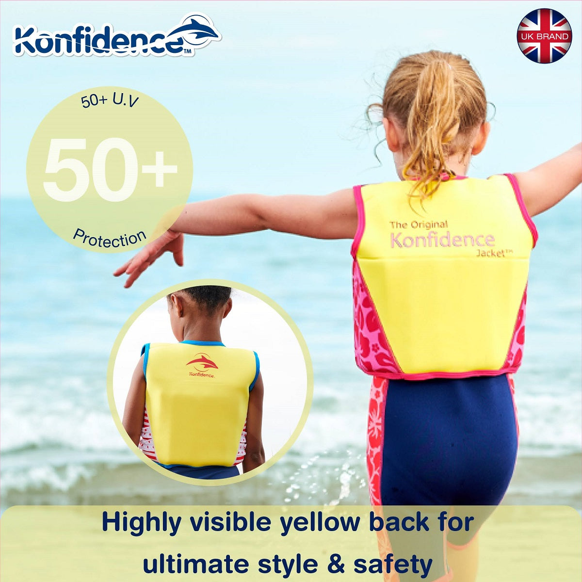 Konfidence Original Swim Jacket with Removable Support Strap