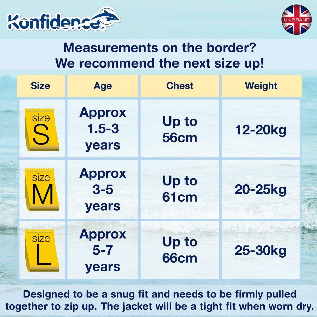 Konfidence Original Swim Jacket with Removable Support Strap