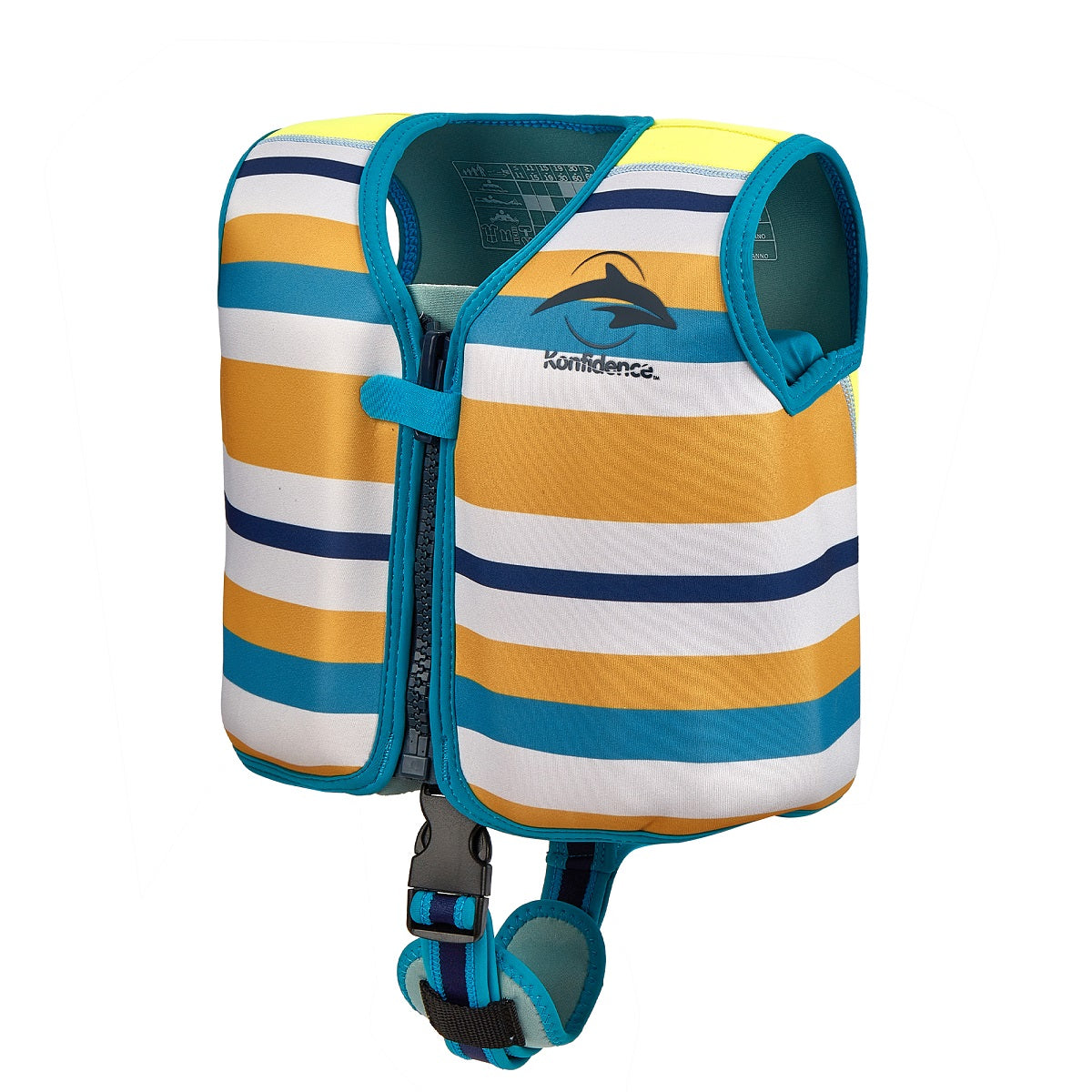 Konfidence Original Swim Jacket v21 with Removable Support Strap in Gelato Mint