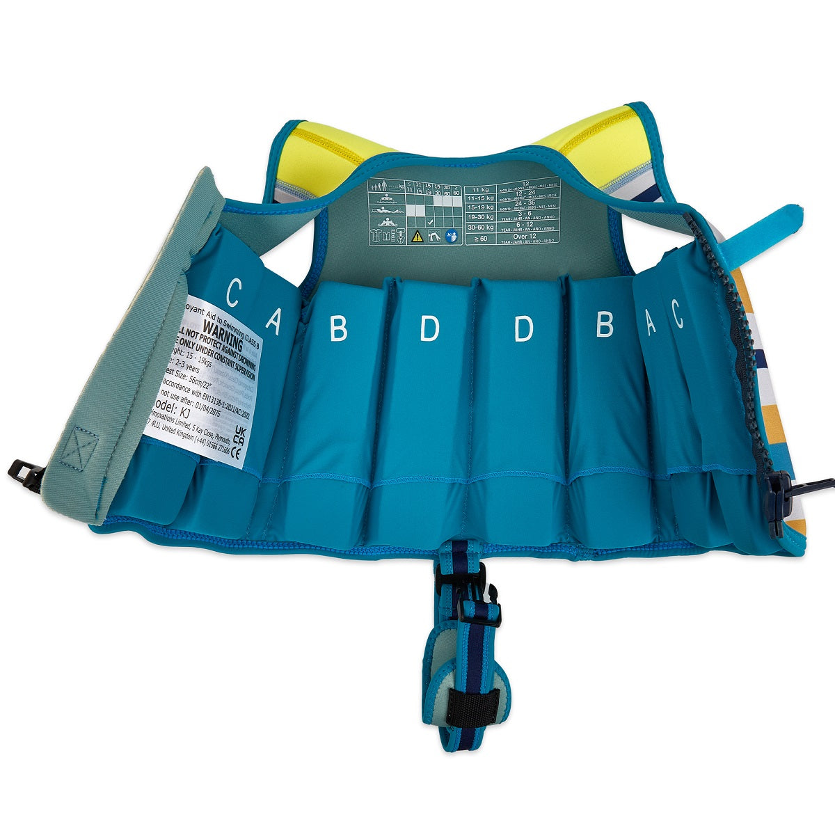 Konfidence Original Swim Jacket v21 with Removable Support Strap in Gelato Mint