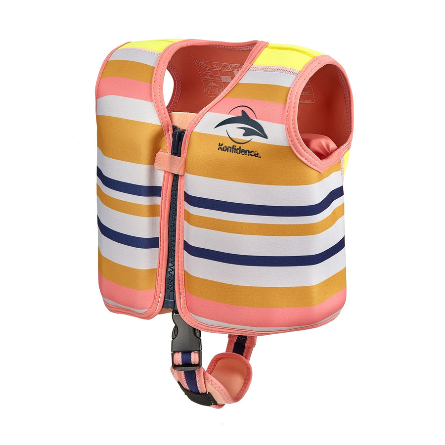 Konfidence Original Swim Jacket v21 with Removable Support Strap in Gelato Rose