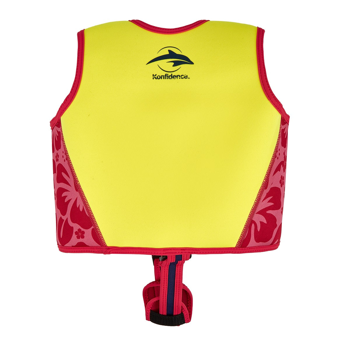 Konfidence Original Swim Jacket v21 with Removable Support Strap in Pink Palm