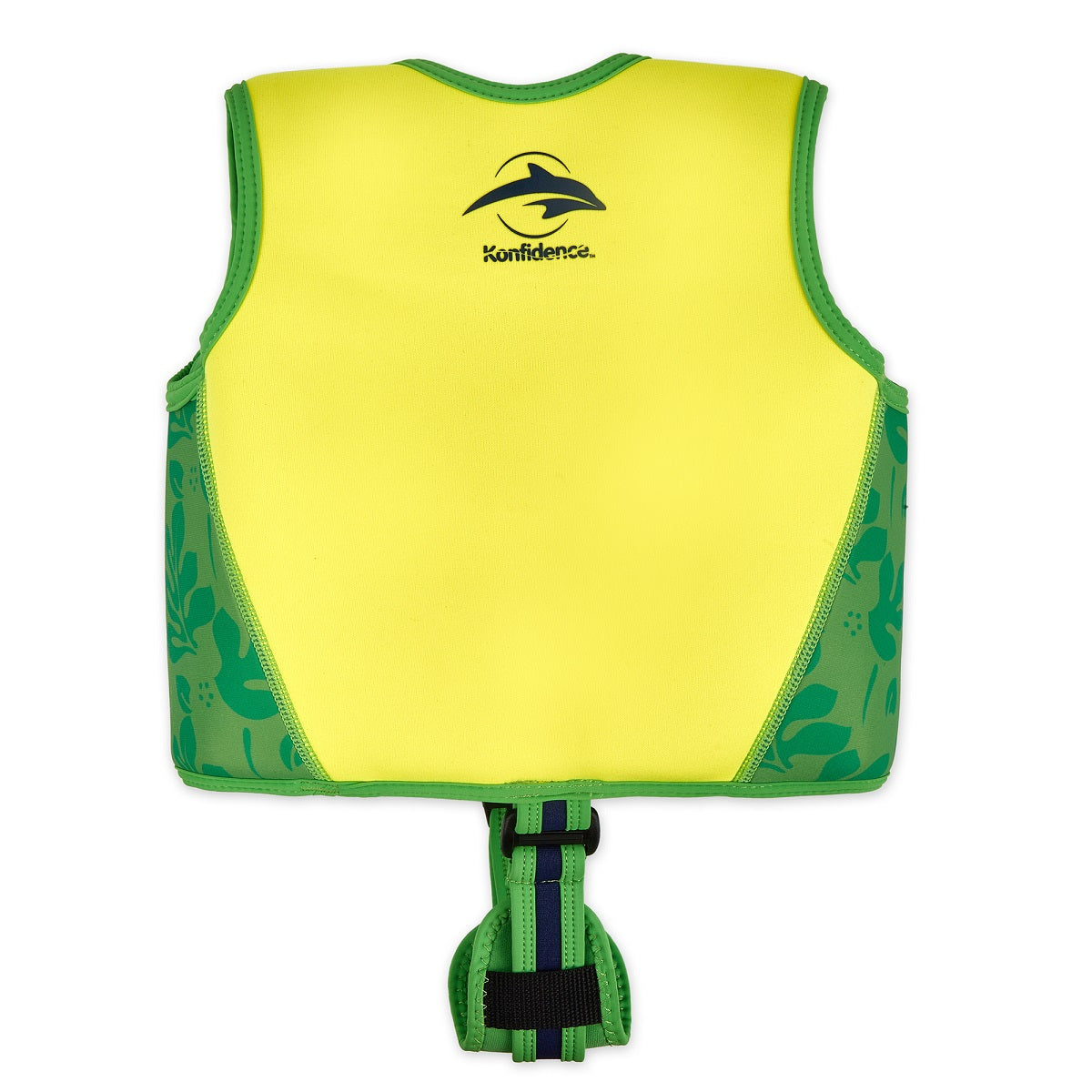 Konfidence Original Swim Jacket v21 with Removable Support Strap in Green Palm