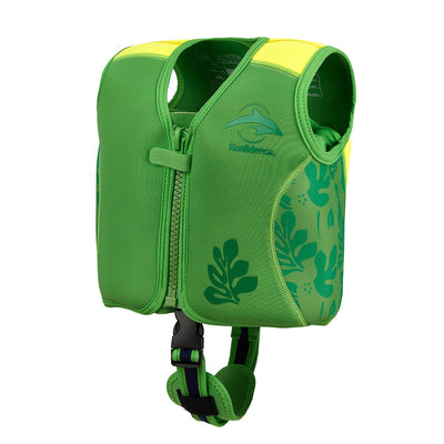 Konfidence Original Swim Jacket v21 with Removable Support Strap in Green Palm