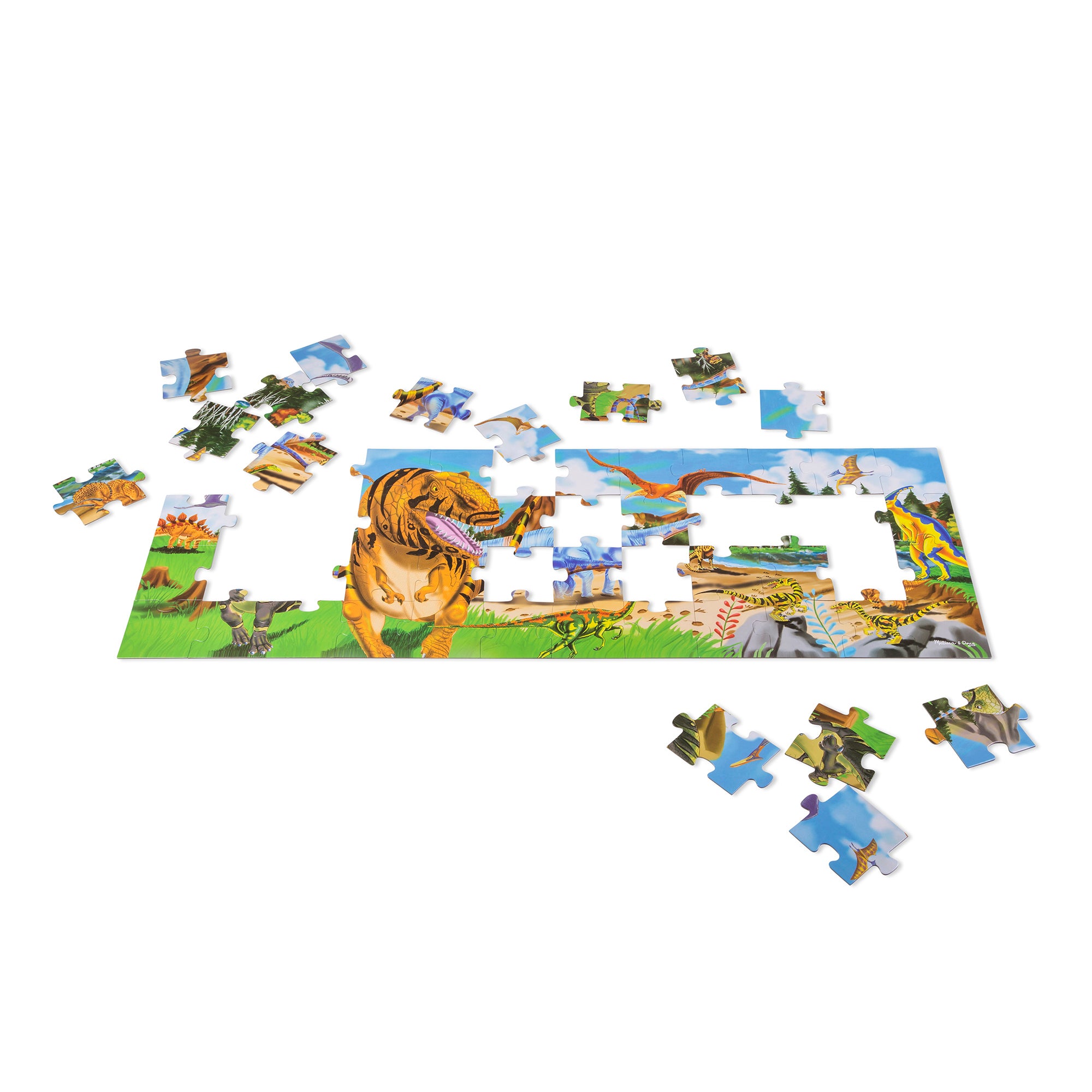 Melissa & Doug Land of Dinosaurs Floor Puzzle