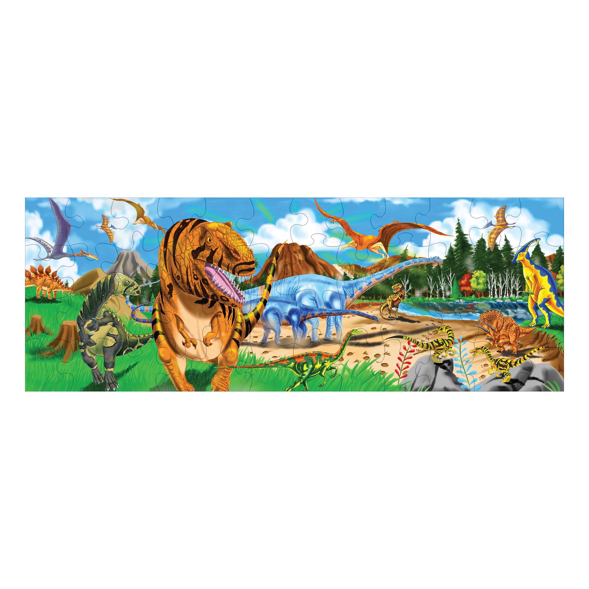 Melissa & Doug Land of Dinosaurs Floor Puzzle