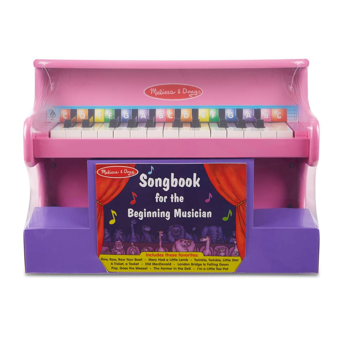 Melissa & Doug Learn-to-Play Pink Piano