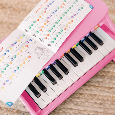 Melissa & Doug Learn-to-Play Pink Piano