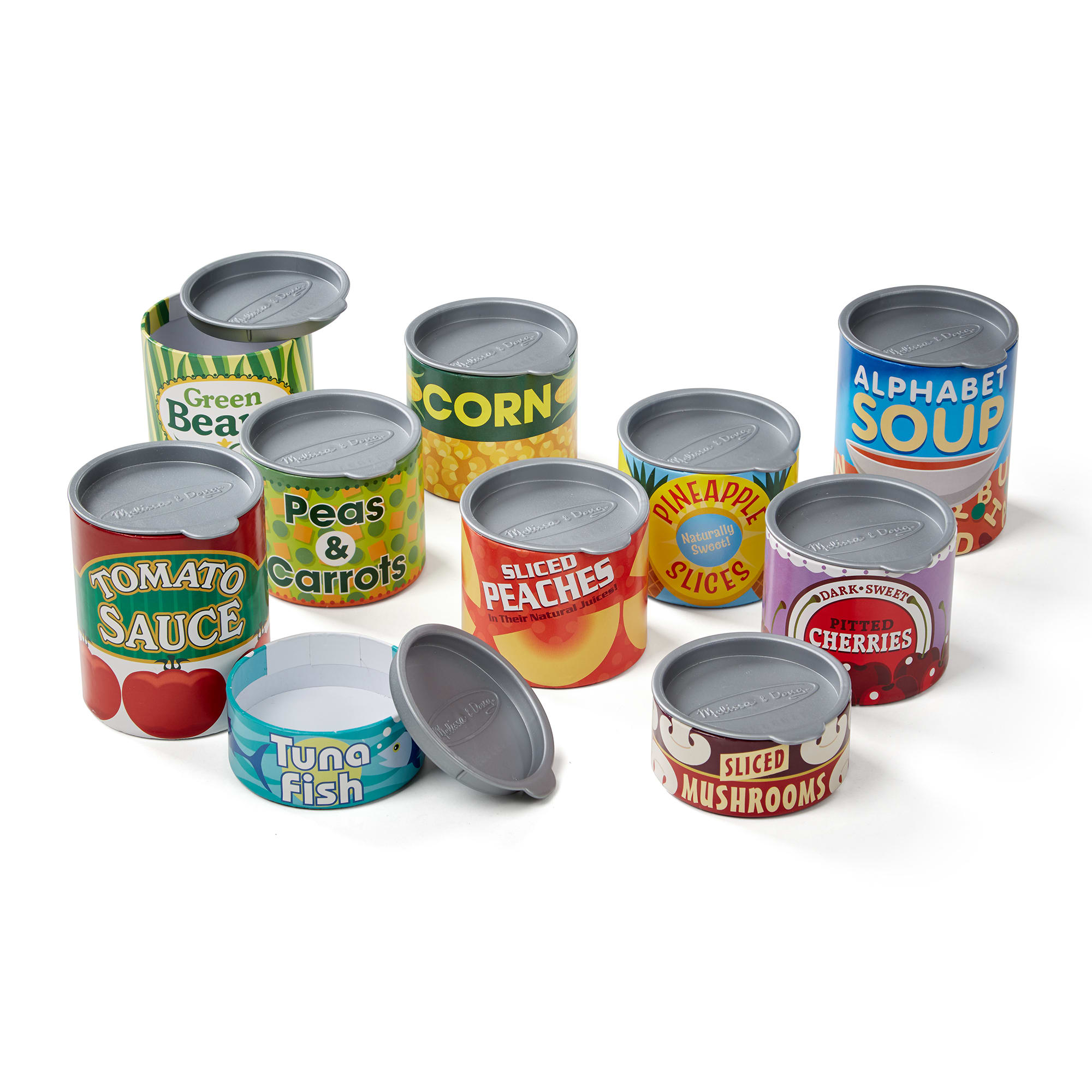 Melissa & Doug Let's Play House! Grocery Cans