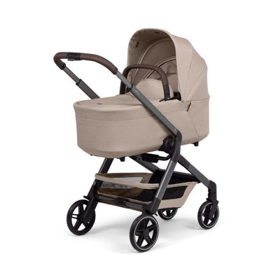 Joolz Hub² Bassinet in Sandy Taupe on stroller