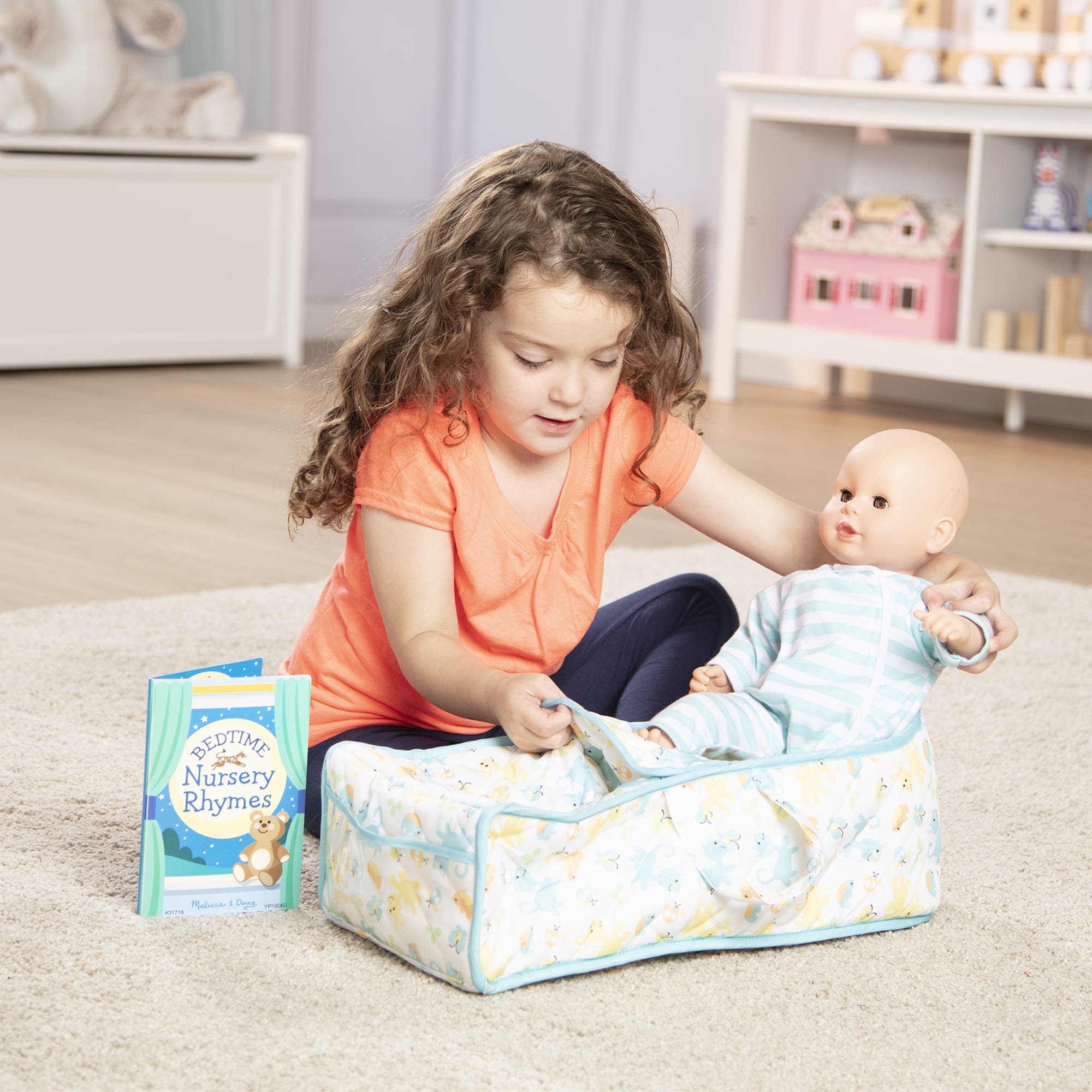 Melissa & Doug Mine to Love Bassinet Play Set