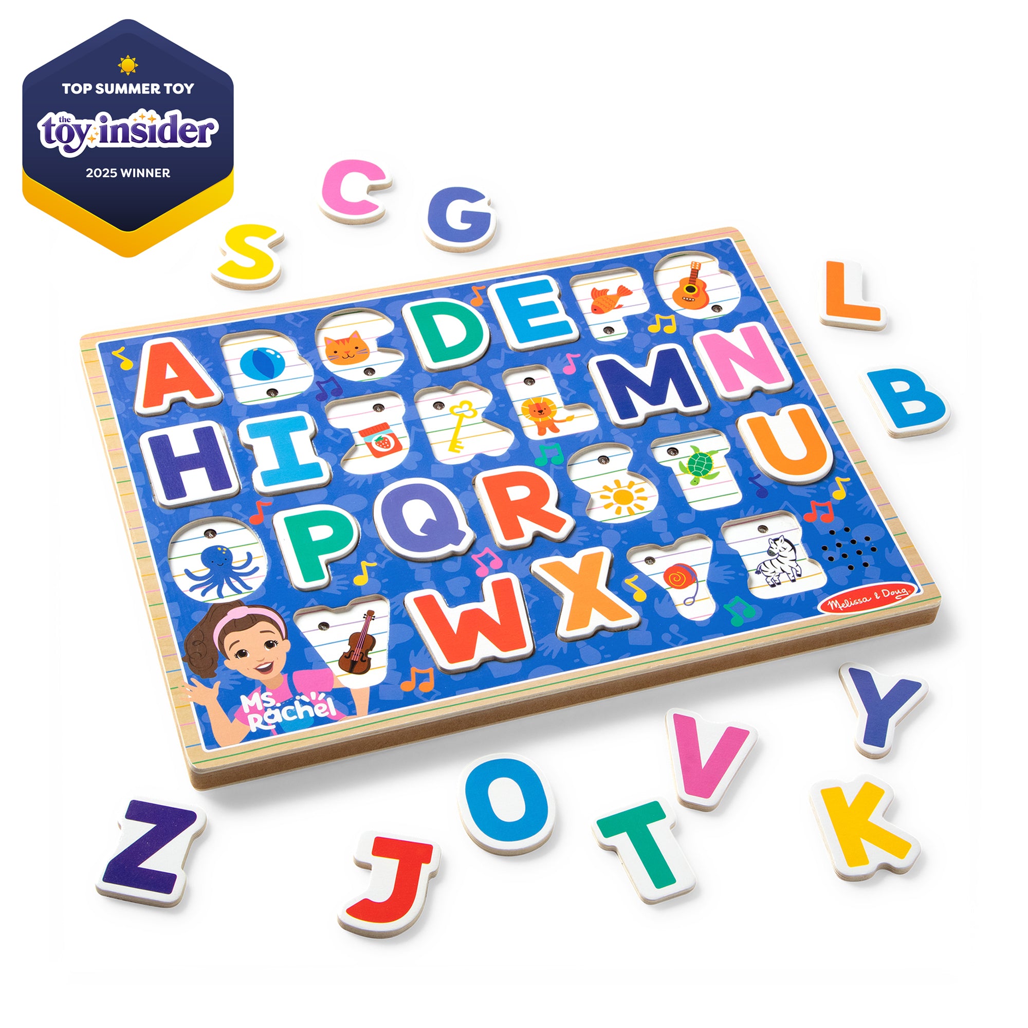 Melissa & Doug Ms. Rachel Alphabet Phonics Puzzle