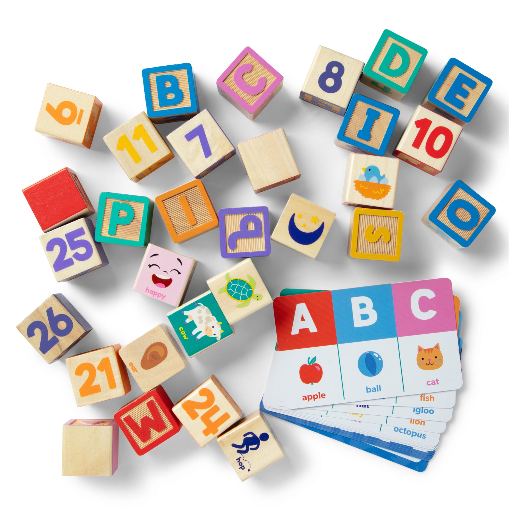 Melissa & Doug Ms. Rachel Blocks + Activity Cards