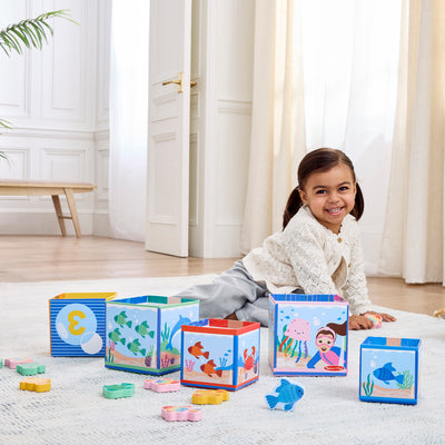 Melissa & Doug Ms. Rachel Sort & Count Nesting Blocks