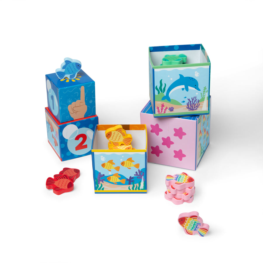 Melissa & Doug Ms. Rachel Sort & Count Nesting Blocks