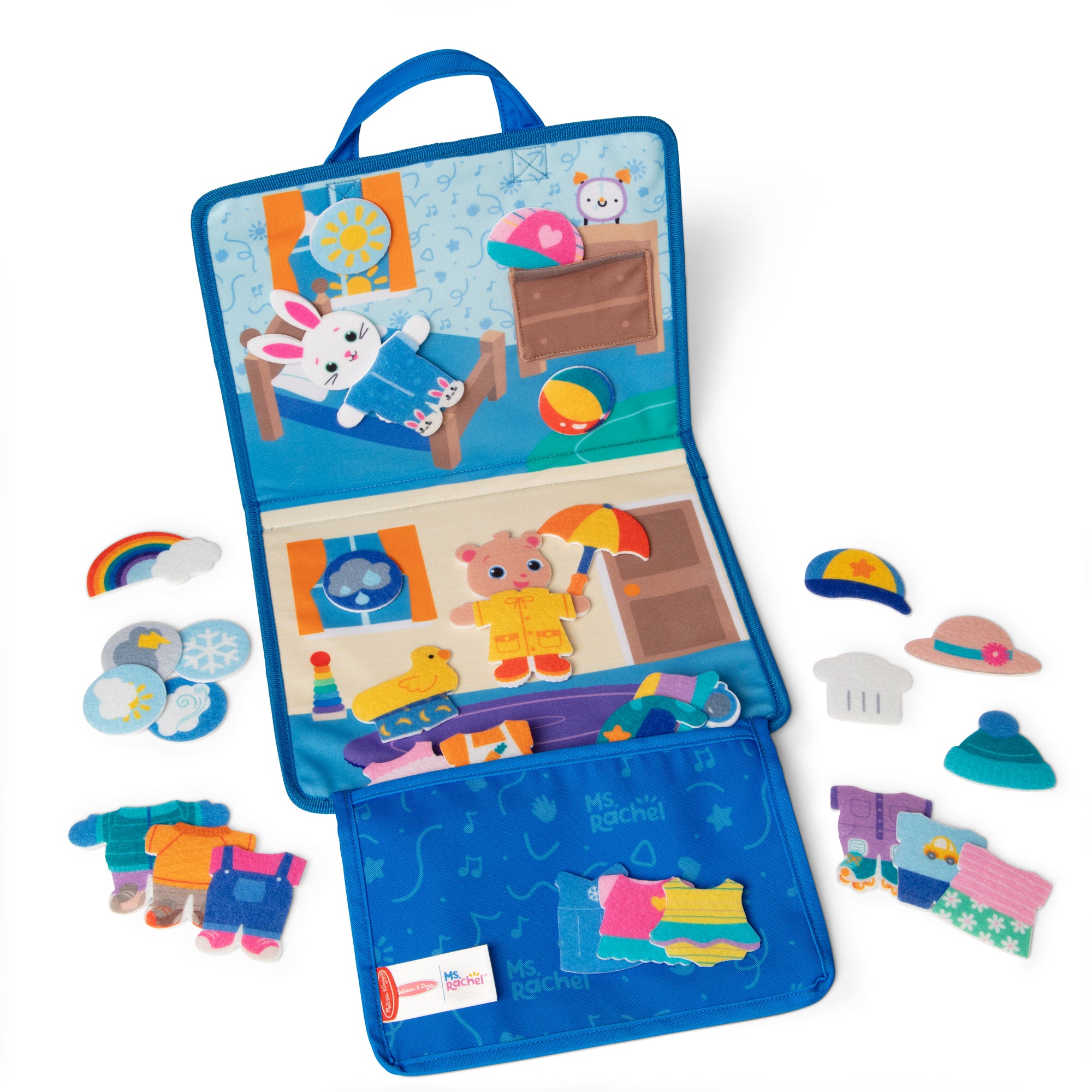 Melissa & Doug Ms. Rachel What to Wear Felt Activity Board
