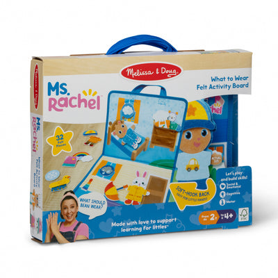 Melissa & Doug Ms. Rachel What to Wear Felt Activity Board