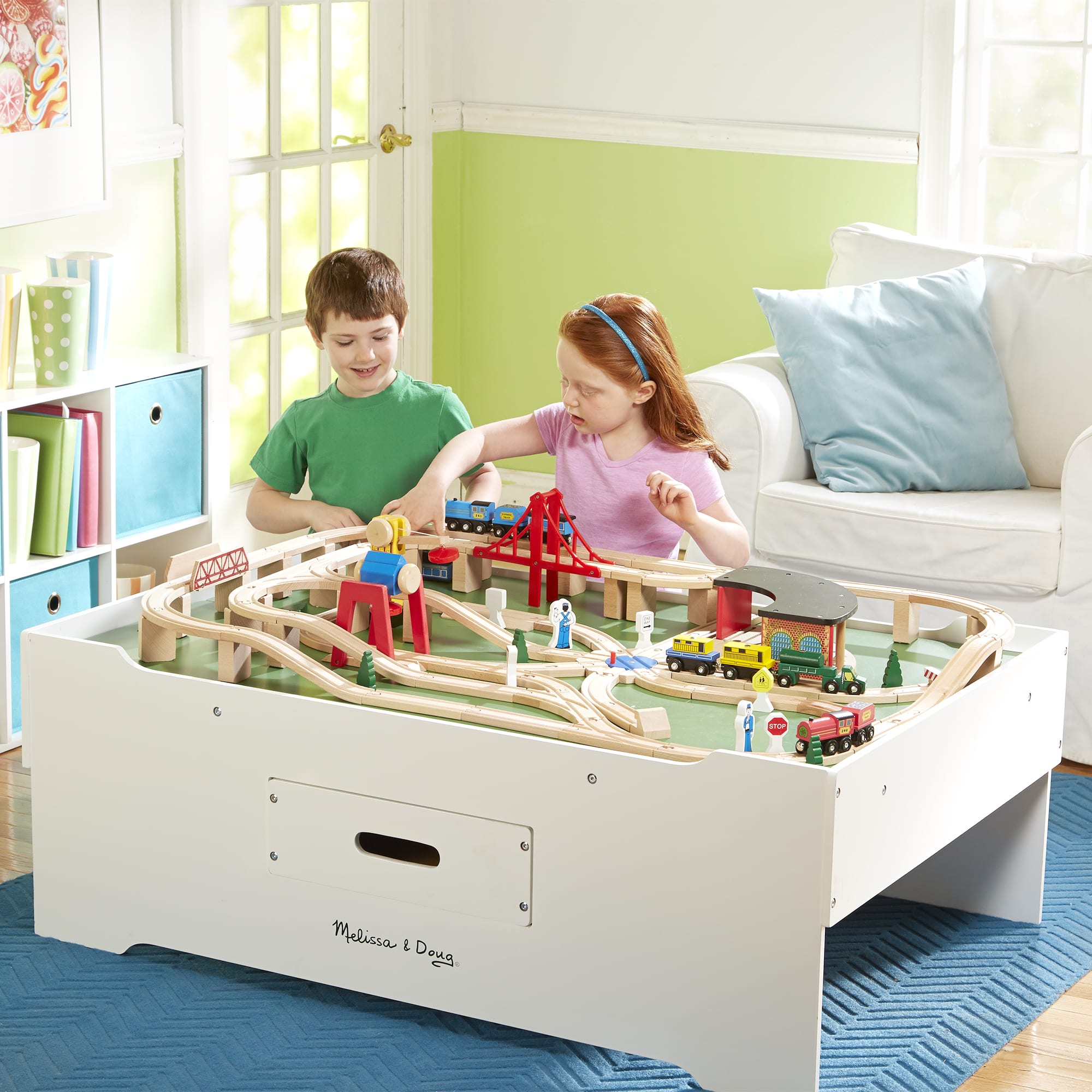 Melissa & Doug Multi-Activity Train Table