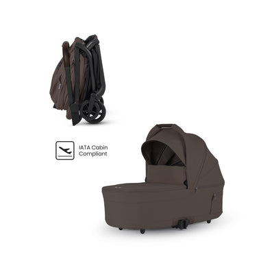 Silver Cross Nia Compact Bassinet in Chocolate