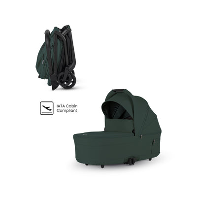 Silver Cross Nia Compact Bassinet in Conifer