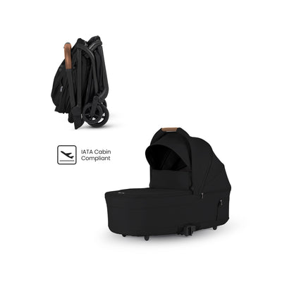 Silver Cross Nia Compact Bassinet in Onyx