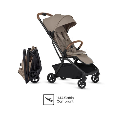 Silver Cross Nia Compact Travel Stroller in Champagne
