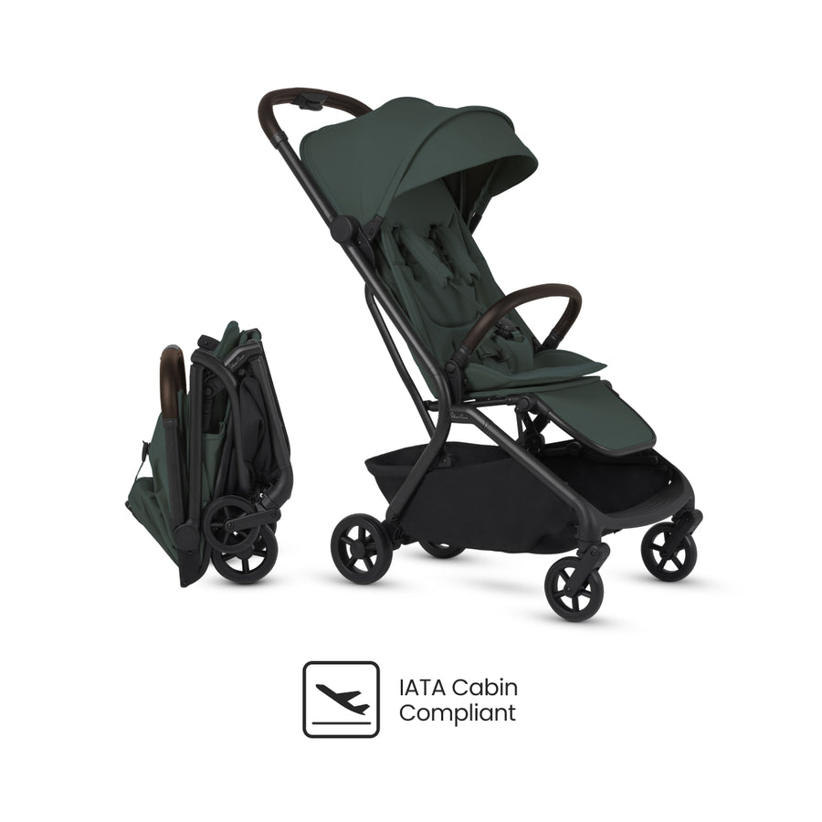 Silver Cross Nia Compact Travel Stroller in Conifer