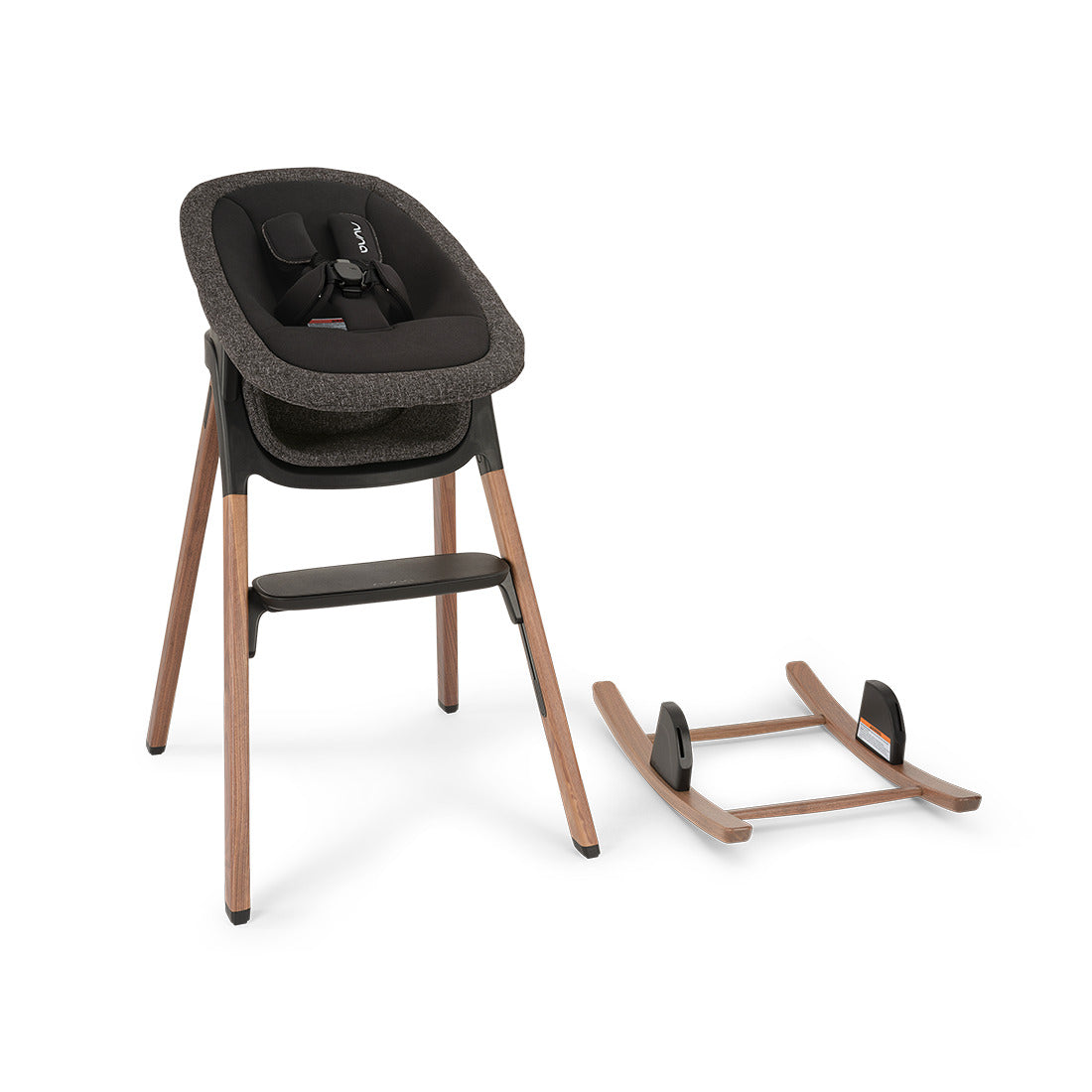 Nuna BRYN™ High Chair + Newborn Rocker Seat in Sanderson