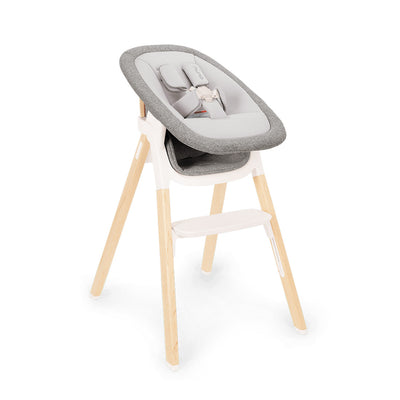 Nuna BRYN™ High Chair + Newborn Rocker Seat in Heritage