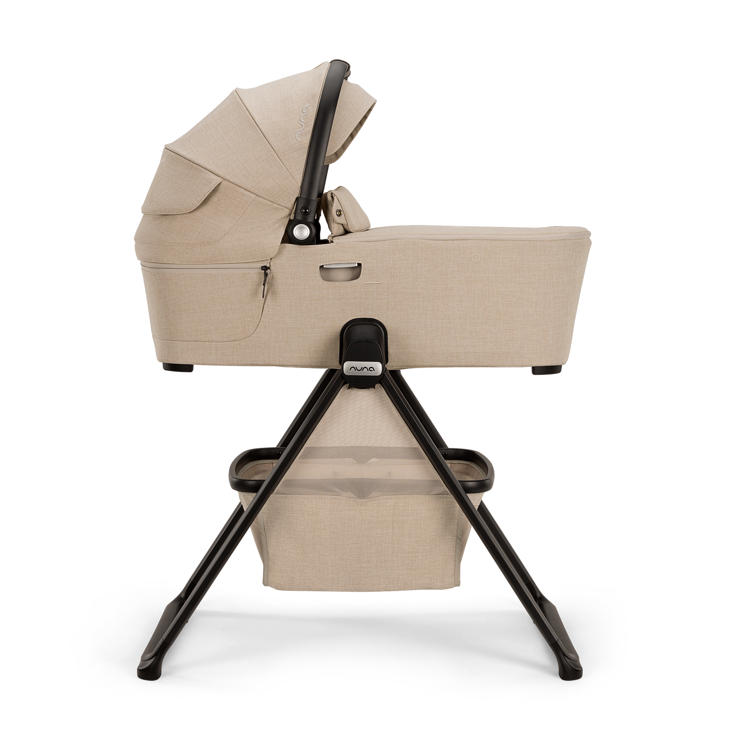 Nuna DEMI™ Next Bassinet + Stand in Biscotti