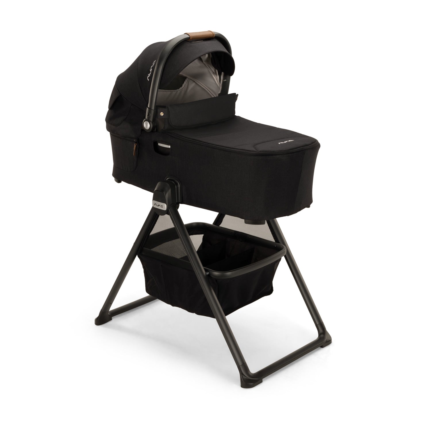 Nuna DEMI™ Next Bassinet + Stand in Caviar