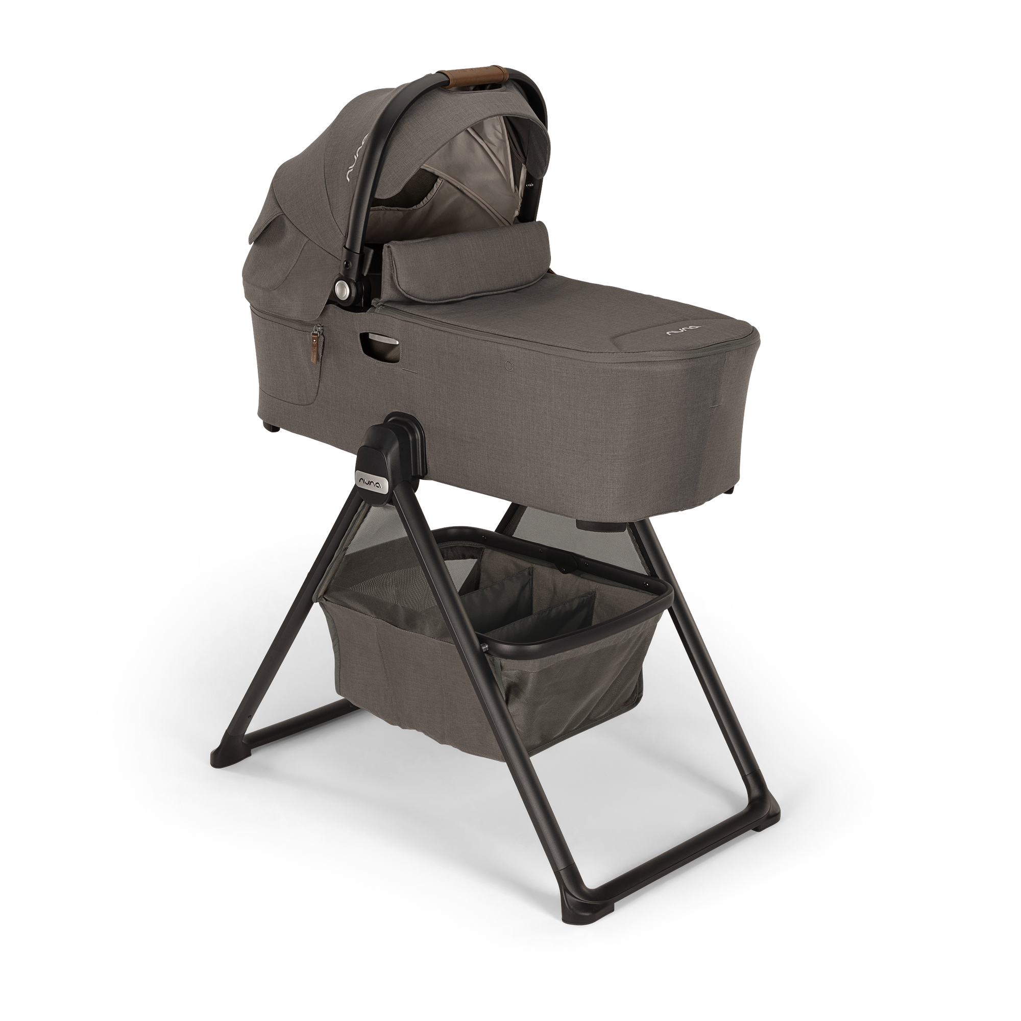 Nuna DEMI™ Next Bassinet + Stand in Granite