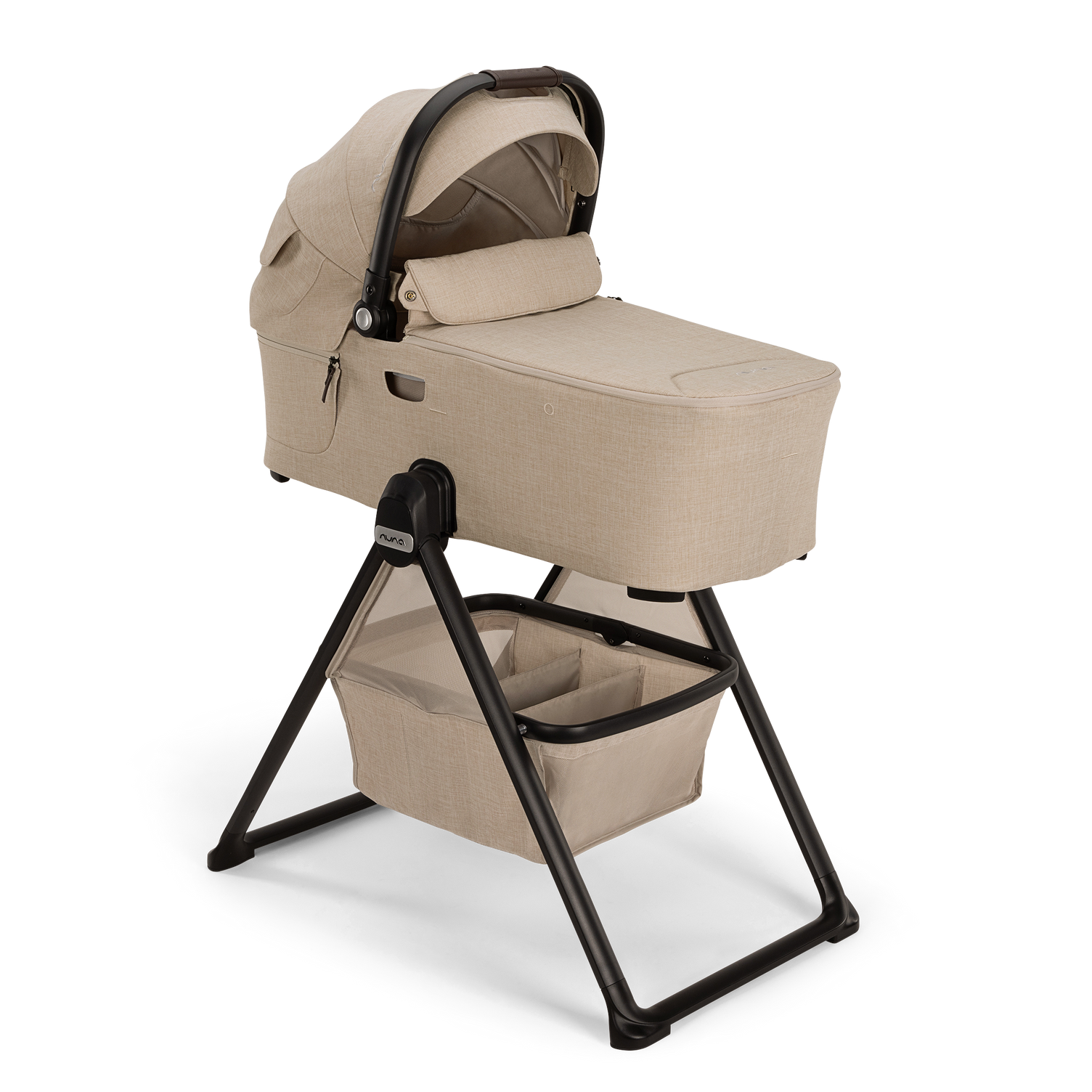Nuna DEMI™ Next Bassinet + Stand in Biscotti