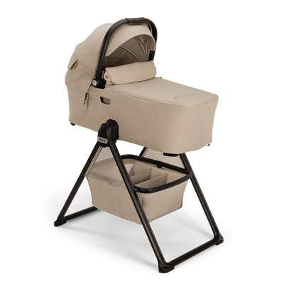 Nuna DEMI™ Next Bassinet + Stand in Biscotti