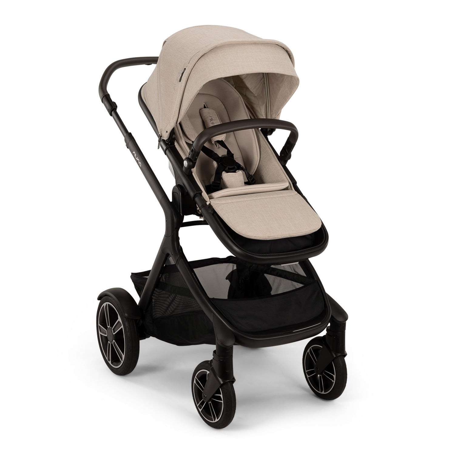 Nuna DEMI™ Next Stroller + Rider Board in Biscotti