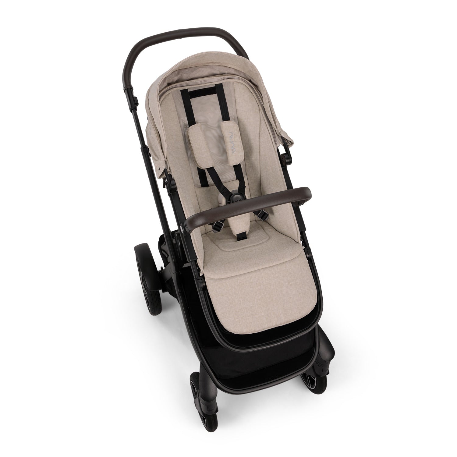 Nuna DEMI™ Next Stroller + Rider Board in Biscotti