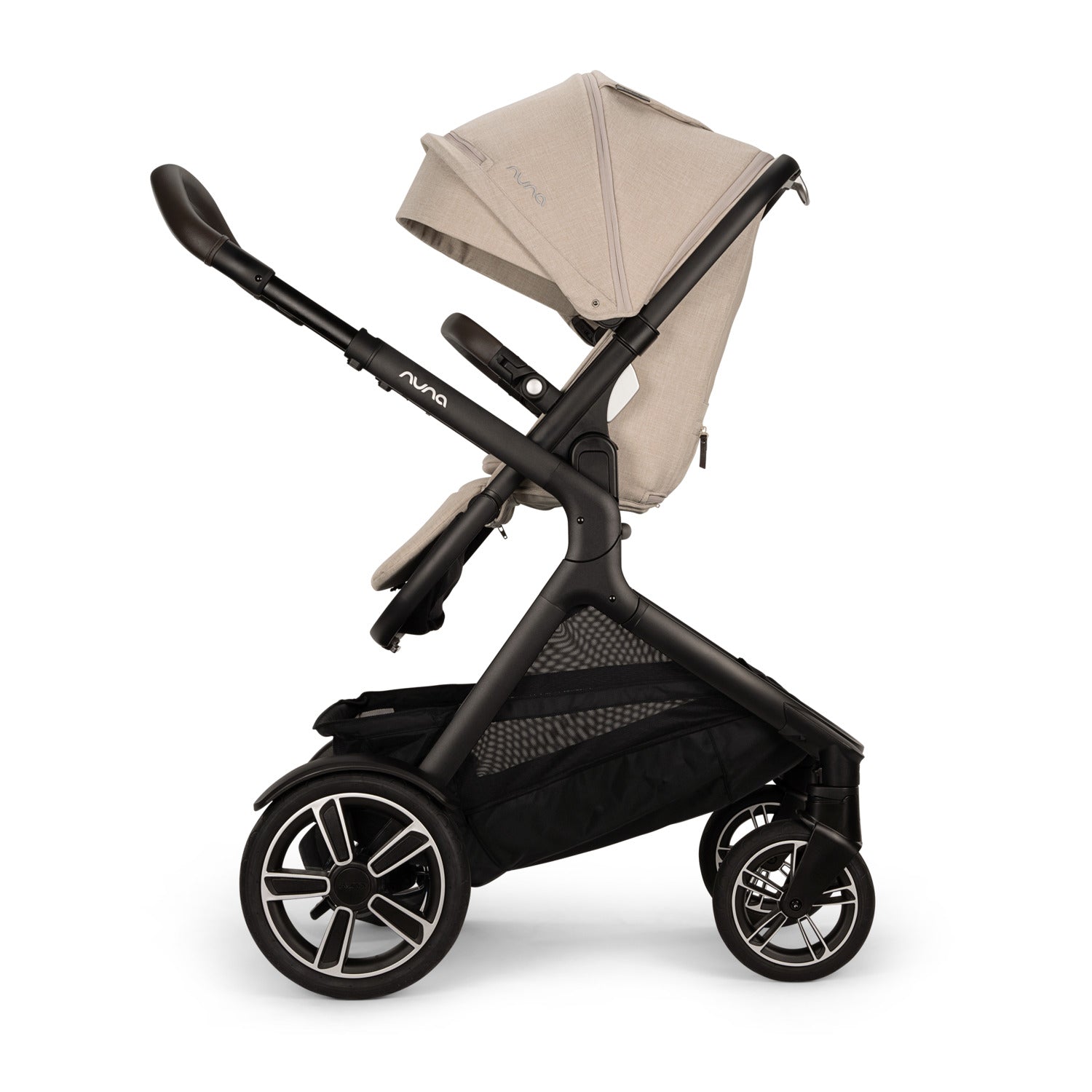 Nuna DEMI™ Next Stroller + Rider Board in Biscotti