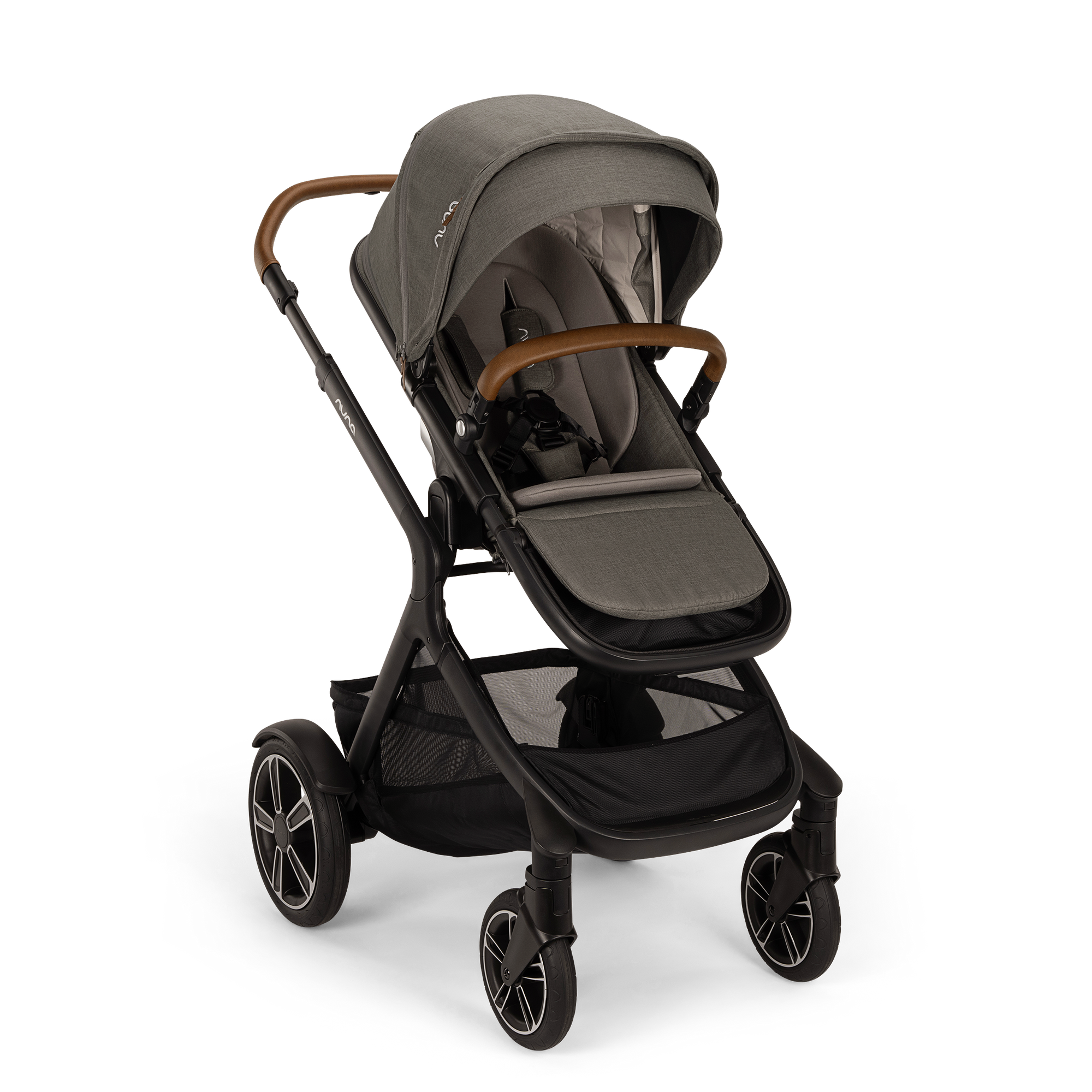 Nuna DEMI™ Next Stroller + Rider Board in Granite