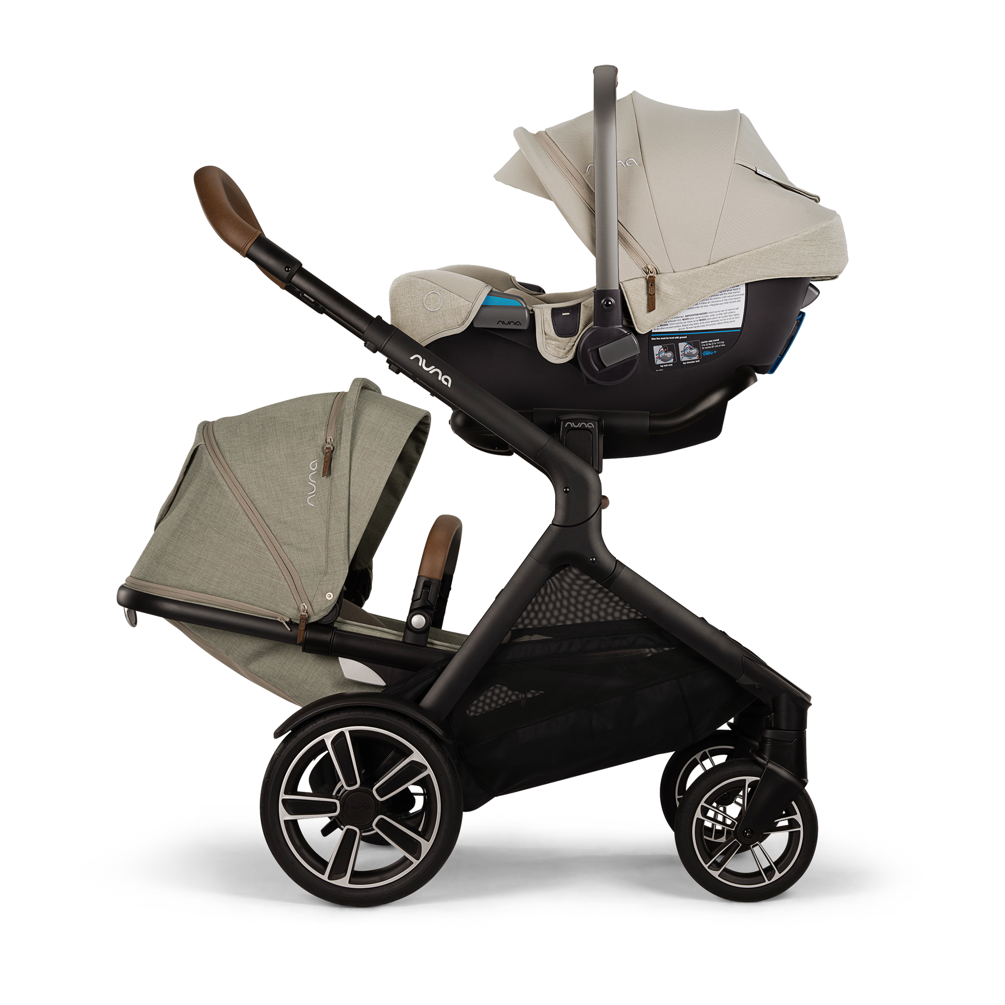 Nuna DEMI™ Next Stroller + Rider Board