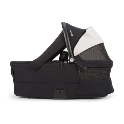 Nuna MIXX™ Series Bassinet + Stand in Caviar/Chocolate