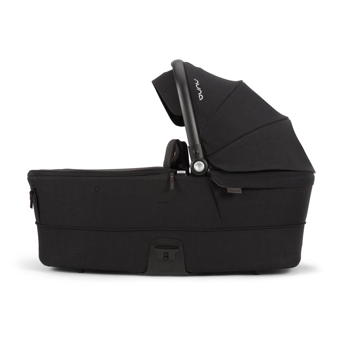Nuna MIXX™ Series Bassinet + Stand in Caviar/Chocolate